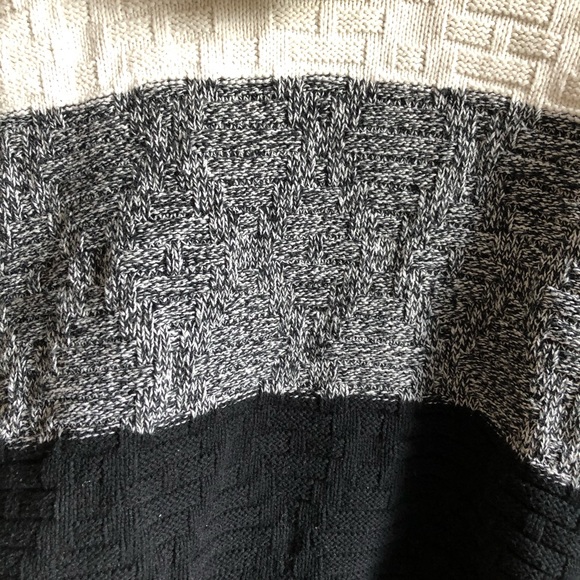 Jones New York Sport Cowl Sweater Striped Knit - Picture 2 of 7